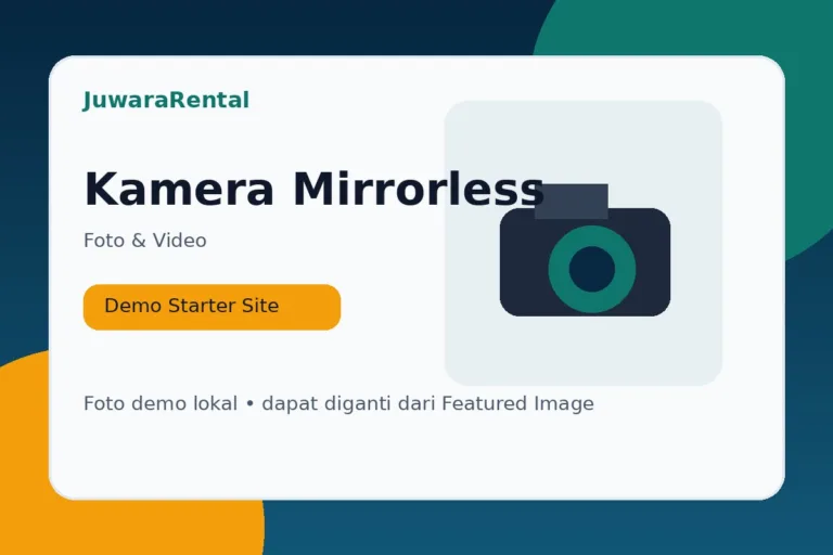 Checklist Pengembalian Barang Rental