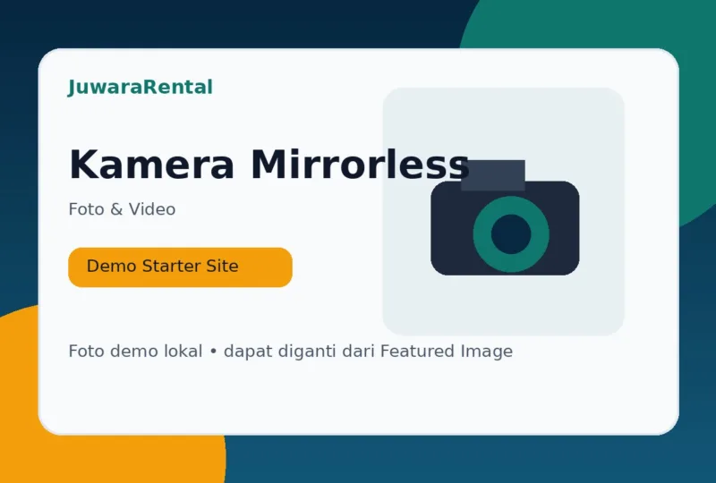 Kamera Mirrorless