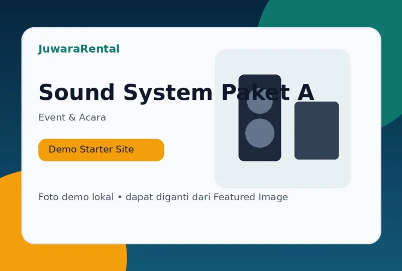 Sound System Paket A