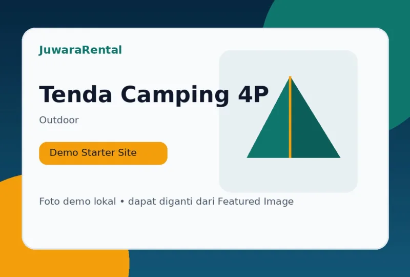 Tenda Camping 4P